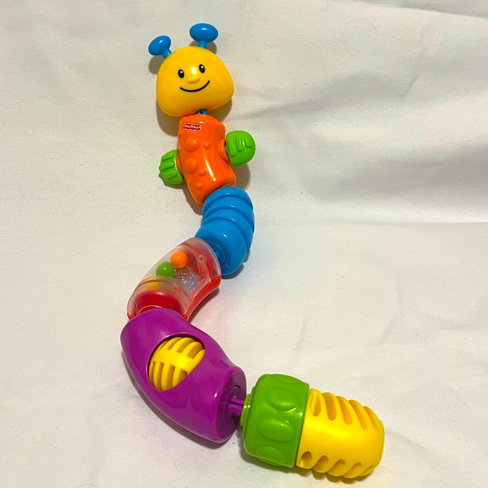 Fisher Price snap n lock caterpillar toy